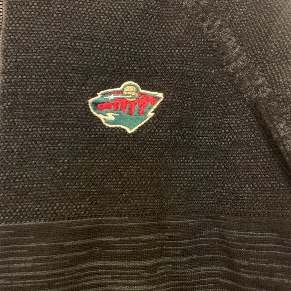 Minnesota Wild NHL Zipper Jacket Hooded Sweatshirt Levelwear Hockey Men’s Medium - Picture 2 of 6
